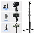 thumbnail image 3 of Andoer Extendable 54-inch Selfie Stick Stand Tripod with Detachable Desktop Holder, 3 of 6