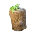 thumbnail image 4 of DYNWAVECA Animal Statue Outdoor Key Hider Storage Compartment Lightweight Realistic Versatile Weatherproof for Homeowners Yard Ornament Frog, 4 of 10