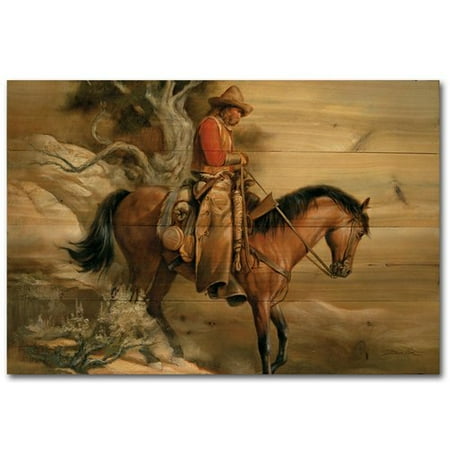 WGI-GALLERY Long Road Home by Russ Docken Painting Print Plaque
