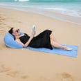 thumbnail image 2 of Inflatable Beach Mat With Pillow Portable Flocking Outdoor Mat With Inflatable Pillow For Beach Travel Hiking Picnic, 2 of 4
