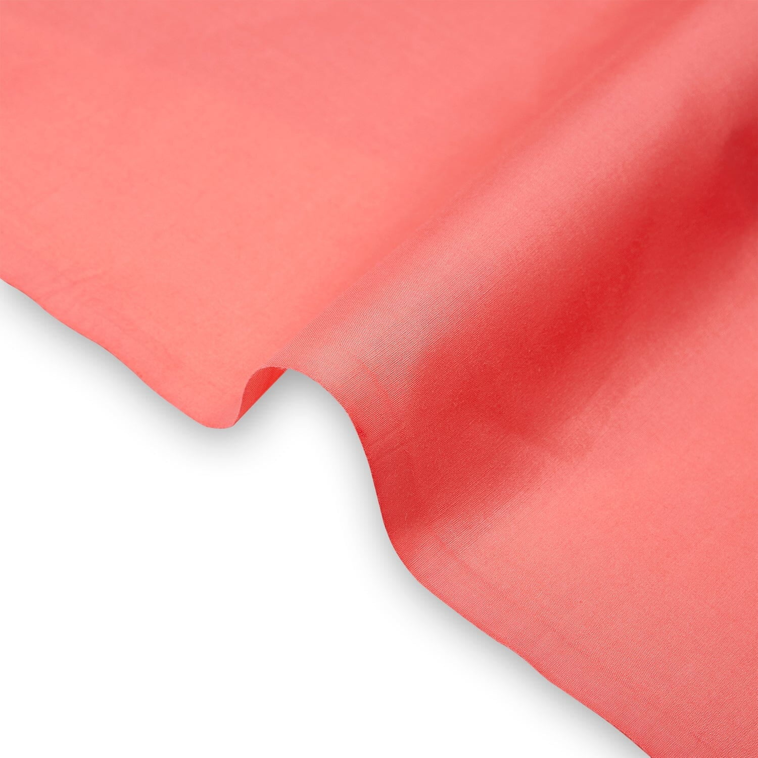 Cotton Polyester Broadcloth Fabric Premium Apparel Quilting 60" Wide Sold By the Yard Wholesale (Coral)