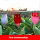 thumbnail image 5 of Paquete de 2 estores para pájaros, decoración de búho colgante para asustar a los pájaros, Cuervo, Paloma, repelente de pájaros, golpe antiventana, 5 of 5