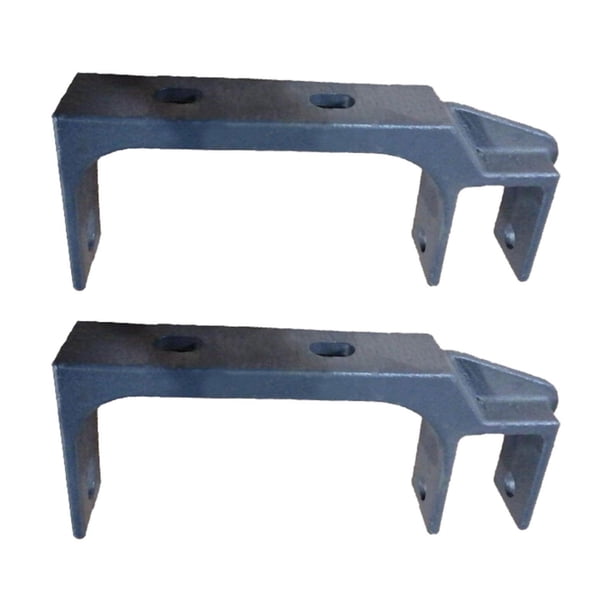 2 soportes de montaje en pared para toldo retráctil, fáciles de instalar y universales. Gris