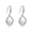 Silver, variant on 925 Silver Plated Shinny Gold Silver Tear Drop Stick Earring Stud Shinny Gift-Silver