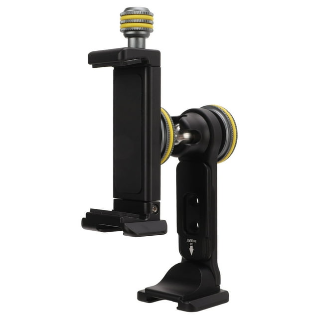 Phone Tripod Mount, 1/4 Inch Screw Hole Smartphone Tripod Mount Universal 360 Degree Rotating For Photography Light For Microphone