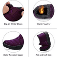 thumbnail image 3 of CHICVOMEY Comfort Snow Boots for Women Winter Boot with Warm Fur Lined Ankle Booties Slip On Waterproof Short Boots for Women&Men, 3 of 5
