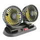 thumbnail image 2 of Ventilador de doble cabezal para el hogar de verano, ajustable, multifuncional, mini ventilador pequeño de doble cabezal para coche, 2 of 4