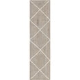 thumbnail image 1 of Unique Loom 3146861 2 x 8 Pi Tressé Jute Runner Tapis&44; Gris, 1 of 1