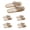 Kakhi, variant on 5 Pairs Disposable Slippers Non-Slip for Guests,Travel Slippers Easy Carry Hotel Salon