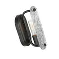 thumbnail image 4 of Nuvo Lighting Glacier 1 Light Vanity Medium Base 60 Watt Matte Black Finish Ice Glass, 4 of 6