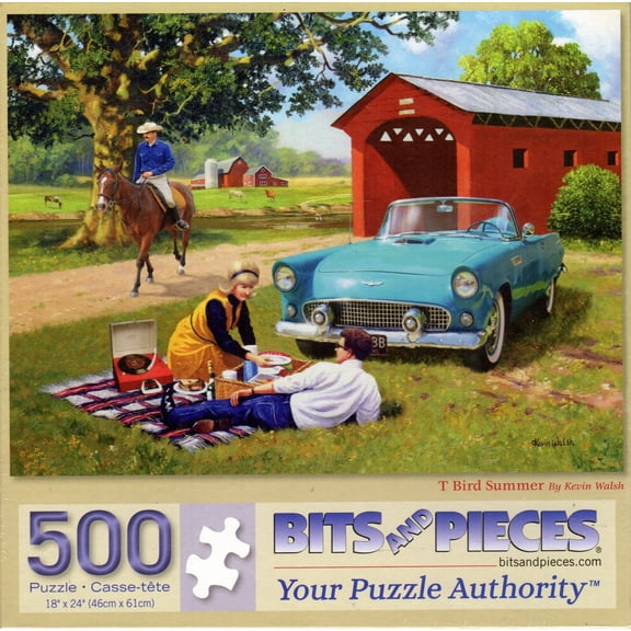 T Bird Summer 500 Piece Puzzle