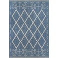 thumbnail image 2 of nuLOOM Candice Moroccan Geometric Trellis Indoor/Outdoor Area Rug, 8' x 10', Blue, 2 of 2