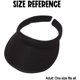 thumbnail image 4 of 2 piezas de sombrero de visera de verano para mujer, protección UV, gorras de viaje ligeras, gorra de tenis de golf al aire libre, visera de playa, gorra deportiva..., 4 of 5