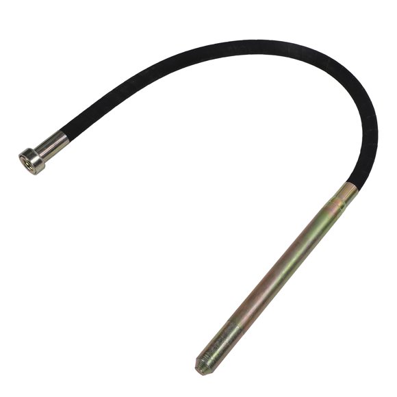 Concrete Vibrating Rod, Manganese Steel Flexible Shaft Wear Resistant Non Fall Off Coarse Rubber Hose Handheld Concrete Vibrating Tool Firm for Construction