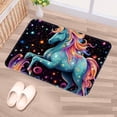 thumbnail image 5 of Unicorn Machine Washable Non-Slip Polyester Indoor Floor Rug and Chair Mats, 5 of 6