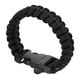 thumbnail image 1 of Pulseras de paracord de supervivencia Uxcell, pulsera de paracord trenzada, negra, 1 of 5