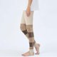 thumbnail image 4 of Women Winter Faux Wool Knit Leg Warmers Colorblock Striped Star Jacquard Crochet Boot Cuffs Sleeves Knee High Footless Socks Stockings Garters Ginger, 4 of 4