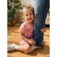 thumbnail image 6 of BemeyourBBs Kids Toddler Baby Girls Summer Clothes 2 Piece Outfit In My Daddys Lil Girl Era Letters Print Short Sleeve Crew Neck T-shirt With Pockets Shorts Set, 6 of 9