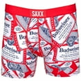 thumbnail image 3 of Budweiser Beer Repeating Labels SAXX Men's Boxer Briefs-Large (36-38), 3 of 5