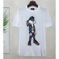 thumbnail image 1 of BALENC1AGA Men's Nuevo Conejo De Dibujos Animados Bordado Cuello Redondo Manga Corta T-shirt-4XL 亚洲 尺 码, 1 of 4