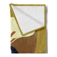 thumbnail image 2 of Snail Soft Flannel Fleece Throw Blanket, Nautilus Shell Nautical Underwater Creature in Earth Tones Marine, Cozy Plush for Indoor and Outdoor Use, 70" x 90", Pale Coffee Caramel, by Ambesonne, 2 of 5