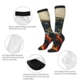 thumbnail image 6 of Lsque Ink Style Bald Eagle Printed Crew Socks Men's Women's LightWeight Thin Casual Calf Socks ,Knee High Socks,Cotton Socks, 6 of 9
