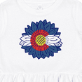 thumbnail image 4 of Inktastic Colorado Flag Sunflower Girls Toddler Dress, 4 of 5