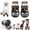 A-Black-#1 (Width 1.6 inch) for 14-23 lbs, variant on Dog Booties A-Black, #3 (Width 2 inch) for 27-38 lbs, Paw Protector for Outdoor Hiking Walking
