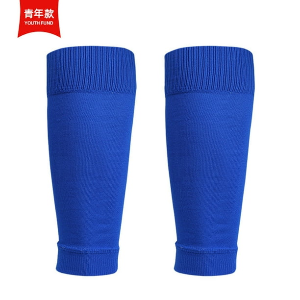 Florecebien Football Sock Sleeves Soccer Shin Guards Sleeves Shin Pad Grip Socks Leg Sock Sleeve For Unisex Kids Youths
