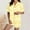 Yellow, variant on Women's Two Piece Outfits For Women Short Sleeve V Neck Shorts Set Swimsuits with Shorts for Women Bathing Bikini Suits Women Shorts Suits Girls Bikini Bottoms Bathing Suits with Short Bottoms Jag