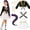110 (3-4Years), variant on G'irl's Halloween Cosplay Costume, Pop Singer Costume, Sequin Jackets Skirts with Purple Braid for Birthday Party
