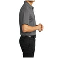 thumbnail image 3 of Yellow Rooster Mens Short Sleeve Eclipse Stretch Polo Shirt Shadow Grey 3XL, 3 of 7