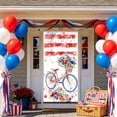thumbnail image 4 of Guodhu 70.9x35.4 Inch Patriotic Door Curtain, Independence Day Hanging Cloth for Front Door Wall Decoration and Party Background (0.27lb)(Multicolor Z), 4 of 6