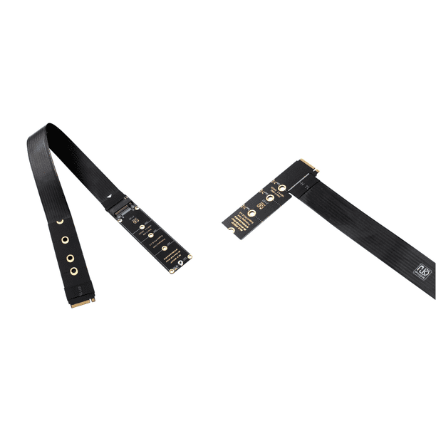 Cable extensión SSD M.2 NVME NGFF M-Key Tarjeta elevadora unidad sólida (modelo A)