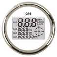 thumbnail image 2 of 85mm Digital Boat Motorcycle Car Speedometer Gau 0~999 Knots MPH Km/h Adjustable GPS Speed Gau With Backlight +GPS Sensor ,High Precision, 2 of 7