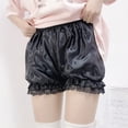 thumbnail image 6 of Women Girls Lolita Bloomers Ruffles Lace Trim Maid Loose Pumpkin Pants Solid Gothic Security Shorts Vintage, 6 of 16