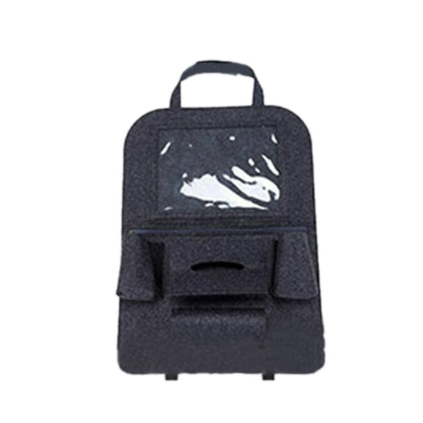 Bolsa de almacenamiento para asiento trasero con múltiples bolsillos, organizador para asiento trasero de automóvil, alfombrilla para asiento trasero de automóvil, rendimiento potente