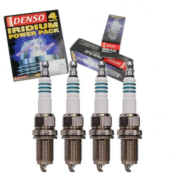 4 pc DENSO Iridium Power Spark Plugs compatible with Toyota Prius C 1.5L L4 2012-2016