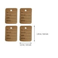 thumbnail image 4 of MasteelfCA 1000pcs Jewelry Commodity Clothing Price Tags Hanging Tags Certificate Labels, 4 of 8
