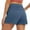 Light Blue, variant on JIKNTTR Casual Shorts for Women Women's Sports Shorts Loose Breathable Lace Up Yoga Running Fitness Shorts Casual Beach Shorts