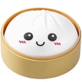 thumbnail image 2 of Squishy Bun Dumpling Pack 3 Juguete Antiestres Fidget Tamaño Mediano Cambia De Color Sorpresa, 2 of 3