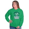 thumbnail image 3 of I Need My Daily Iron Golfer Golf Joke Sweatshirt for Men or Women Brisco Brands M, 3 of 6