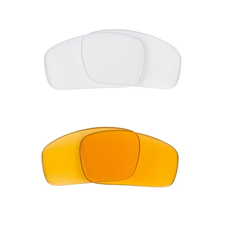 Best SEEK Replacement Lenses for Oakley Sunglasses MONSTER PUP HI Yellow Clear