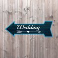 thumbnail image 5 of Arrow Shape Wedding Left 12x4" Wall or Door Sign | Events & Celebrations Signage, 5 of 7