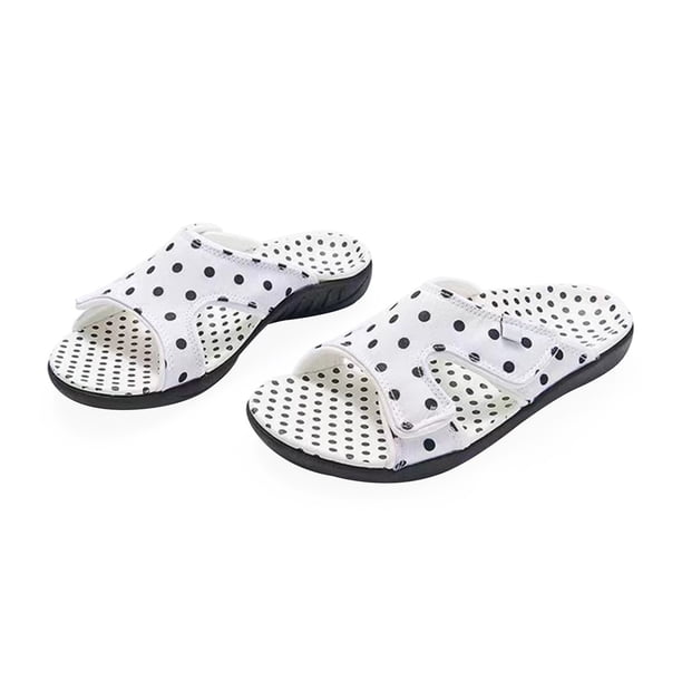 Sandalias de talla grande para mujer, sandalias de playa con punta abierta y punta ondulada de una línea Wmkox8yii ytu8976