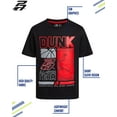 thumbnail image 2 of Pro Athlete Boys Athletic Shirts - Soft Cotton Blend Active Performance Short Sleeve Graphic Tees, 2 of 7