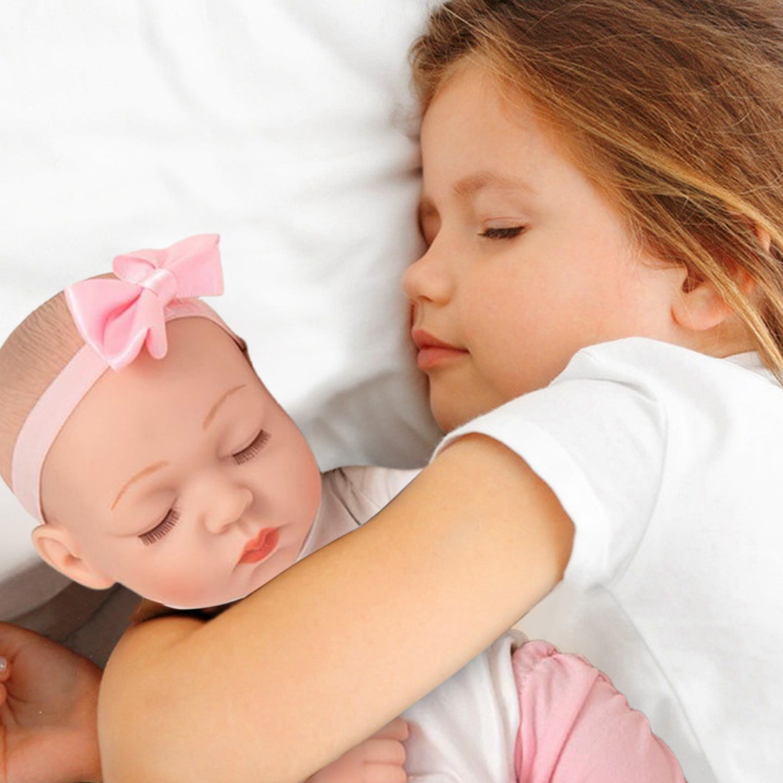 Christmas Gift Lifelike Baby Dolls Toys for Toddlers 1-3,11.8 Inch Simulation Soft Reborn Baby Dolls Sleeping Real Baby Dolls Newborn Toy for Girls & Boys, Thoughtful Companion Gifts for Kids