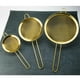 thumbnail image 2 of Colador de malla colador de cóctel colador de té suelto herramienta colador colador de alimentos de acero inoxidable para jugo de huevo Diámetro 18cm, 2 of 9