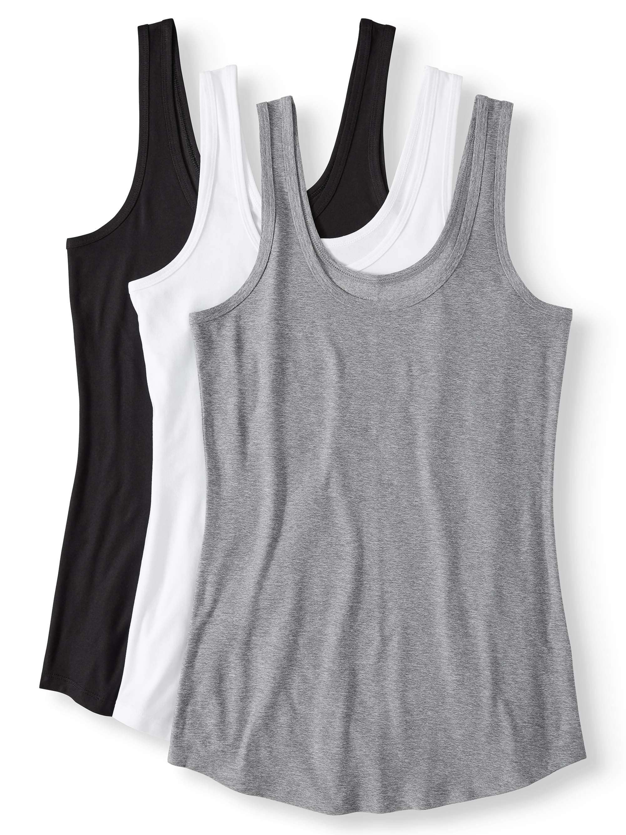 Women/'s Juniors Open Sides Sleeveless TANK TOP WHITE SMALL