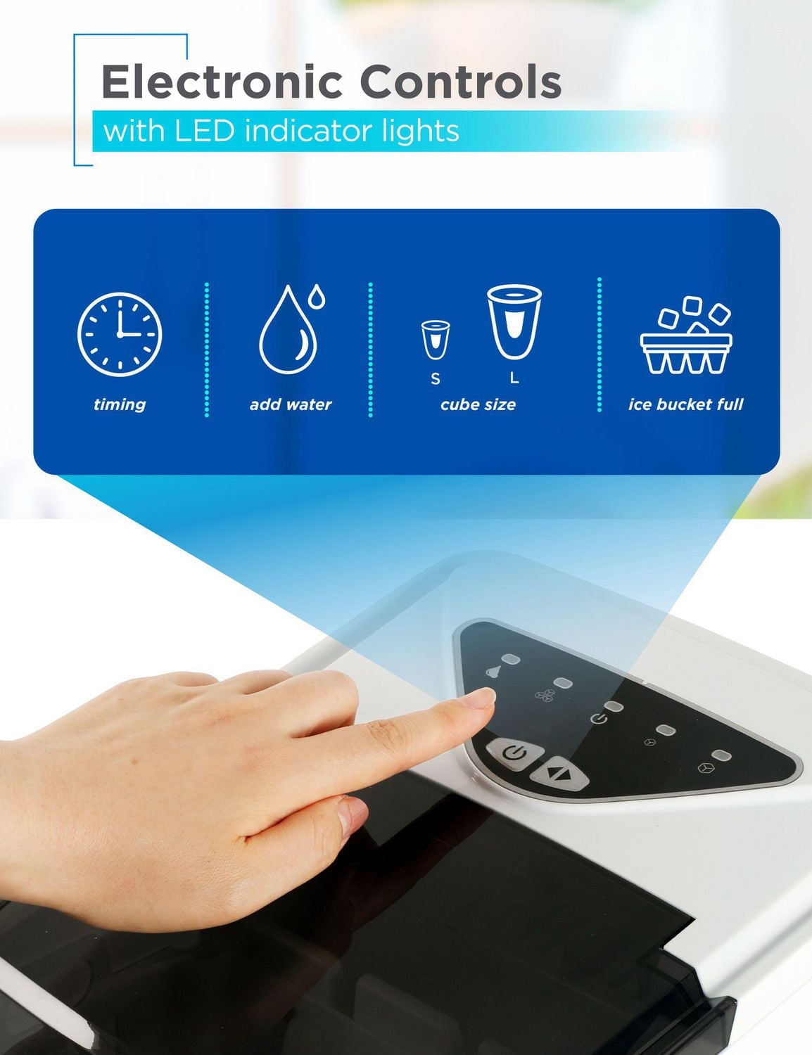 BLACK+DECKER 26 lb. Capacity Ice Maker